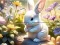 Mäng Jigsaw Puzzle: Sunny Forest Rabbit Internetis