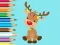Mäng Coloring Book: Cute Christmas Reindeer Internetis