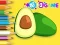 Mäng Coloring Book: Avocado Fruit Internetis
