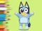 Mäng Coloring Book: Happy Bluey Internetis
