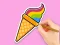 Mäng Coloring Book: Rainbow Ice Cream Internetis