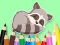 Mäng Coloring Book: Baby Raccoon Internetis