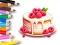 Mäng Coloring Book: Berry Cake Internetis