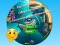 Mäng Round Jigsaw Puzzle Collect Pictures of Funny Ocean Inhabitants Internetis