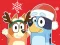 Mäng Jigsaw Puzzle: Bluey Christmas Gift Internetis