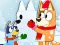 Mäng Jigsaw Puzzle: Bluey Christmas Snowman Internetis