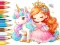 Mäng Coloring Book: Unicorn Secret Whisper Internetis