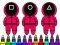 Mäng Coloring Book: Squid Game Mask Internetis