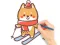 Mäng Coloring Book: Skiing Puppy Internetis