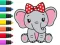 Mäng Coloring Book: Elephant Internetis