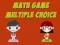 Mäng Math Game Multiple Choice Internetis