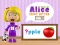 Mäng World of Alice First Letter Internetis