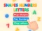 Mäng Shapes Numbers Letters Internetis