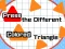 Mäng Press The Different Colored Triangle Internetis