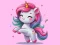 Mäng Unicorn Coloring Challenge Internetis