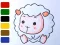Mäng Baby sheep ColoringBook Internetis
