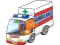 Mäng Cartoon Ambulance Puzzle Internetis