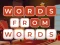 Mäng Words from Words Internetis