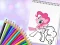Mäng Cute Pony Coloring Book Internetis