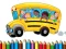 Mäng School Bus Coloring Book Internetis