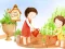 Mäng Cartoon Childrens Day Puzzle Internetis