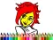 Mäng Back To School: Cute Girl Coloring Internetis