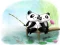 Mäng Pandas Slide Internetis