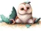 Mäng Cute Owl Slide Internetis