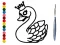 Mäng Back To School: Swan Coloring Book Internetis