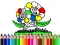 Mäng Back to School: Flowers Coloring Internetis