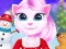 Mäng Cat Girl Christmas Decor Game Internetis
