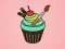 Mäng Yummy Cupcake Coloring Internetis