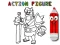 Mäng Back To School: Action Figure Coloring Internetis