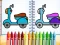 Mäng Cute Bike Coloring Book Internetis