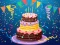 Mäng Birthday cake puzzle Internetis