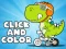 Mäng Click And Color Dinosaurs Internetis