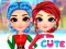 Mäng Rainbow Girls Christmas Outfits Internetis