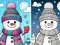 Mäng Coloring book Winter Internetis