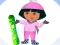 Mäng Dora Ski Winter Dressup Internetis