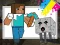 Mäng Minecraft Coloring Pages Internetis