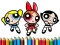Mäng PowerPuff Girls Coloring Book Internetis
