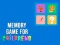 Mäng Memory Game for Childrens Internetis