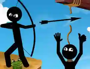 Mäng Bow Master Stickman Hero Internetis