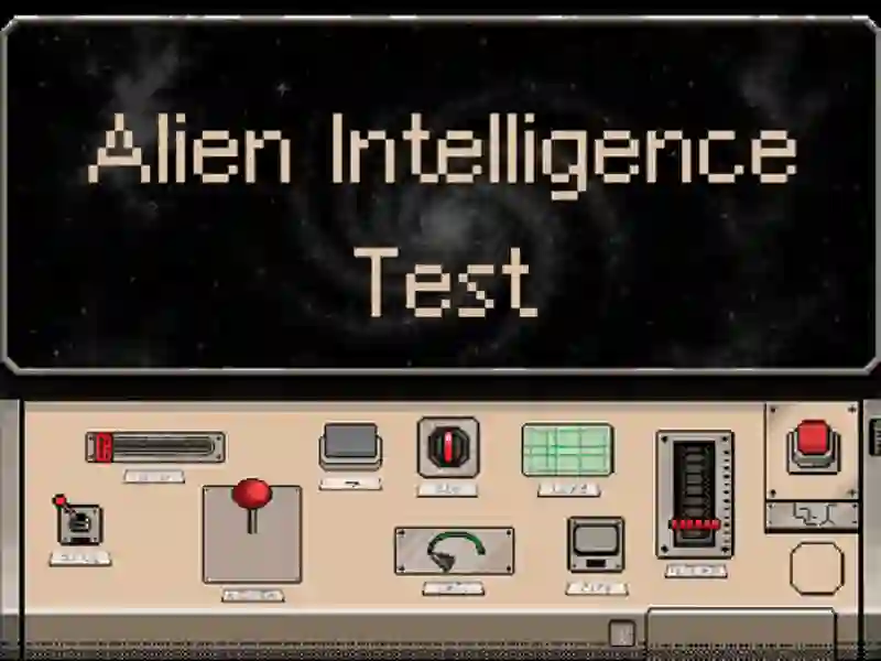 Mäng Alien Intelligence Test Internetis