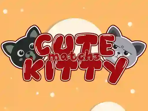 Mäng Cute Kitty Match 3 Internetis