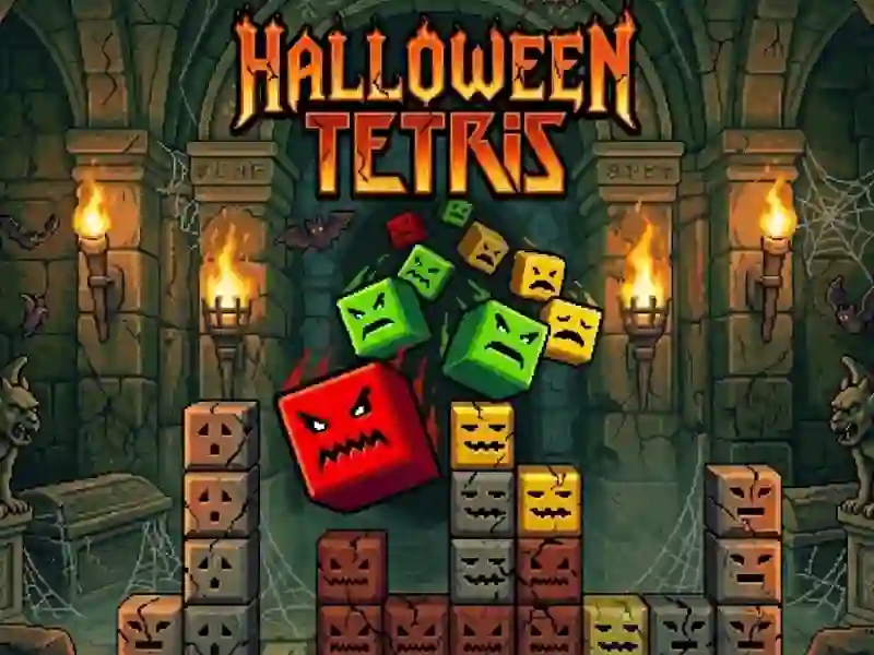 Mäng Halloween Tetris Internetis
