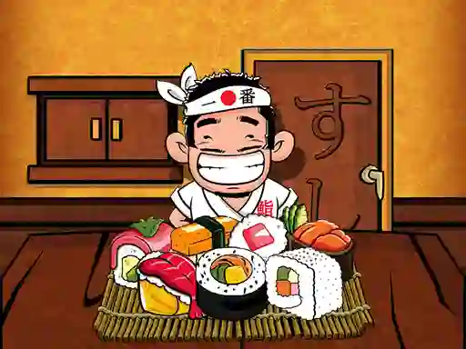 Mäng Sushi Matching Internetis