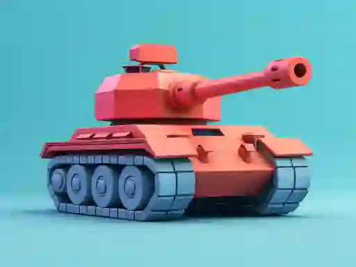 Mäng Tank Battle.io Internetis