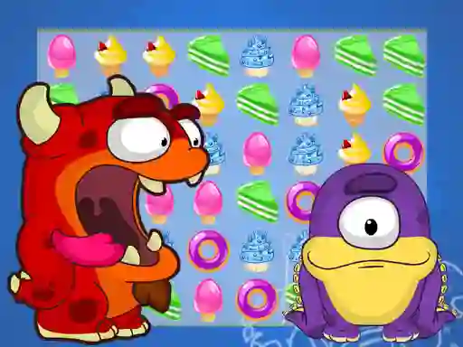 Mäng Candy Monster Match 3 Internetis