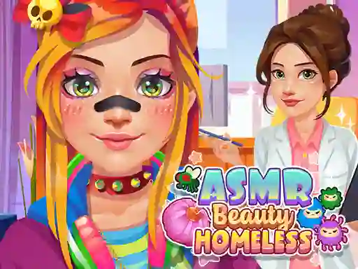 Mäng ASMR Beauty Homeless Internetis